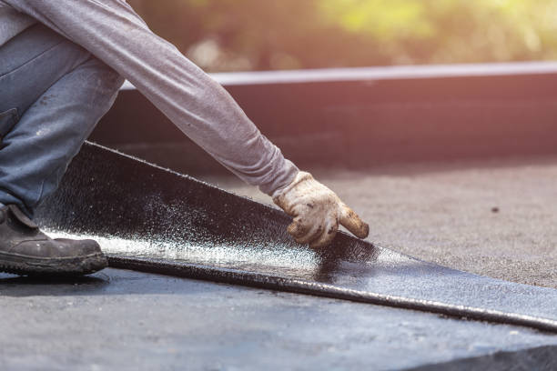 Professional Wet Basement Repair technician working in Bluffton, IN